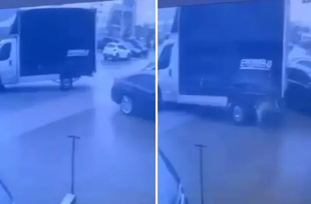 Fırtına oyuncakla oynar gibi oynadı! Dehşet anları kameralarda