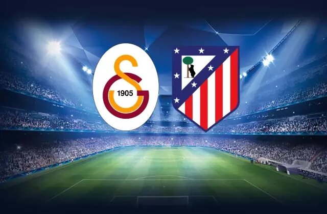 Galatasaray-Atletico Madrid karşılaşmasının ilk 11’leri belli oldu