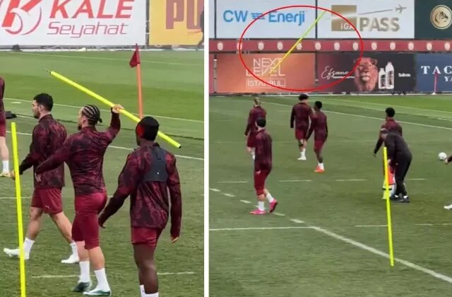Galatasaray taraftarını korkutan görüntü