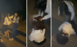 Gençlik nereye gidiyor? Sokak ortasında kaydedilen görüntüye bakın