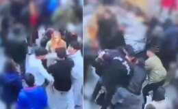 Görüntü İstanbul’un tarihi semtinden! Turisti tekme tokat dövdü