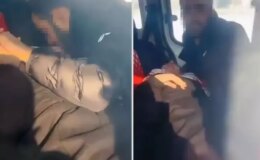 Görüntü Türkiye’den! Arabada uygunsuz yakalanan çift, öfkeli teyzenin hışmına uğradı