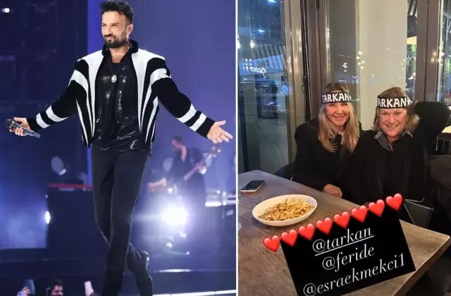 Güler Sabancı da Tarkan hayranı, konsere bandanası ile katıldı