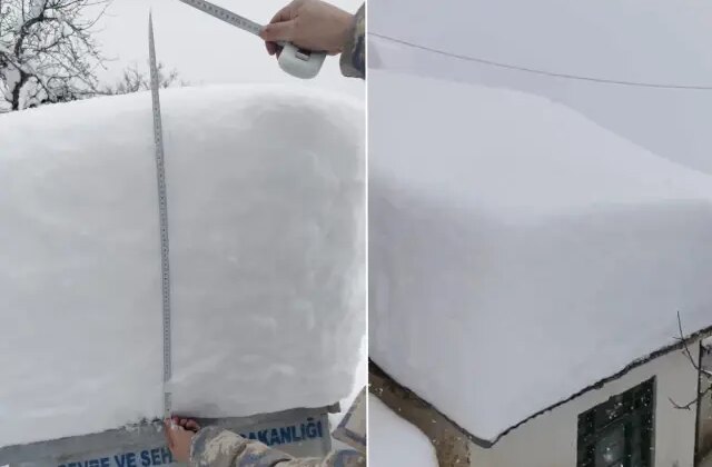 Gümüşhane’de kar alarmı: Vatandaşlar video çekip yardım istedi