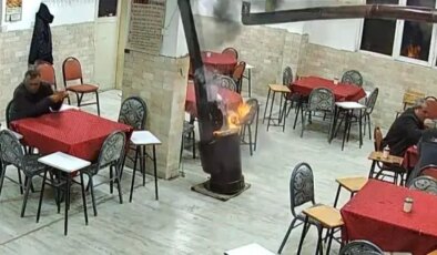 Güzel kokması için sobaya dökülen kolonya ortalığı savaş alanına çevirdi