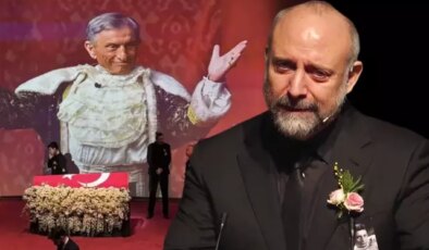 Haldun Dormen’e veda eden Halit Ergenç gözyaşlarına boğuldu