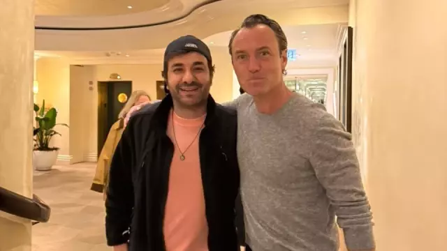 Hasan Can Kaya, Hollywood yıldızı Jude Law karşılaştı, O da Nuri Bilge Ceylan hayranı çıktı