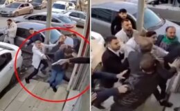 Hastane önündeki çatışmanın görüntüleri ortaya çıktı
