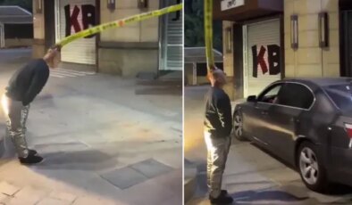 Dünya onu konuşuyor! Hayattan sıkılıp “otopark bariyeri” oldu