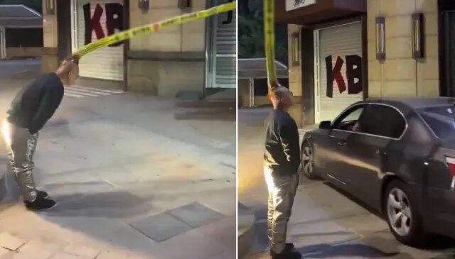 Dünya onu konuşuyor! Hayattan sıkılıp “otopark bariyeri” oldu