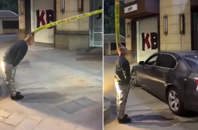 Dünya onu konuşuyor! Hayattan sıkılıp “otopark bariyeri” oldu