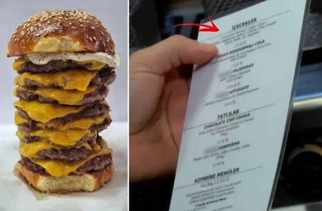 Herkes bu hamburgerciyi konuşuyor! Yarım litrelik suya istedikleri fiyata bakın
