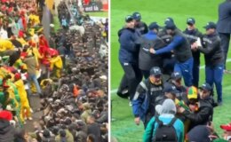 Hiç acımadılar! Dev finali gölgede bırakan görüntü