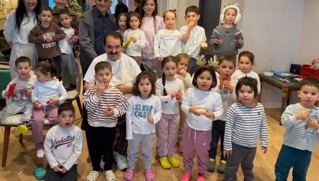 İbrahim Tatlıses, kırmızı bültenle aranan firariyi ziyaret etti! 20 çocuğu ile poz verdi