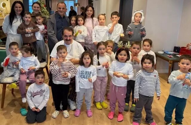 İbrahim Tatlıses, kırmızı bültenle aranan firariyi ziyaret etti! 20 çocuğu ile poz verdi