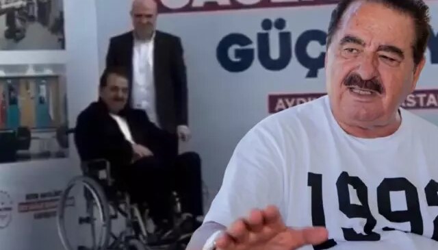 İbrahim Tatlıses, tekerlekli sandalyede Cumhurbaşkanı Erdoğan’ı bekledi