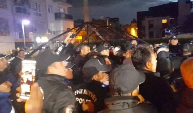 İki belediye ekipleri arasında tansiyon yükseldi, polis müdahale etti