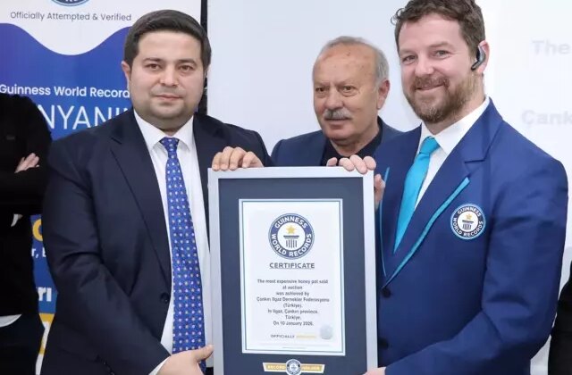 Ilgaz’da satılan bal dünyanın en pahalı balı olarak Guinness Rekorlar Kitabı’na girdi