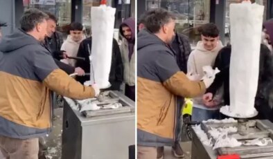 Ne et ne tavuk ne de sucuk! Bu döner bembeyaz