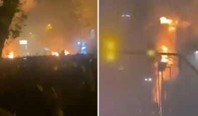 İran devlet televizyonu: Reşt kentindeki gösterilerde 300’den fazla dükkan yandı