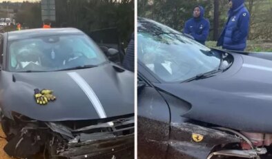 İsmi Fenerbahçe ile anılan Kolo Muani trafik kazası geçirdi