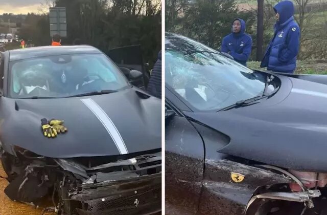 İsmi Fenerbahçe ile anılan Kolo Muani trafik kazası geçirdi