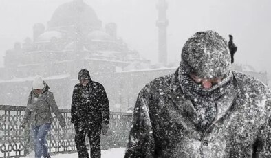 İstanbul’da hava bir anda değişecek! Kar, fırtına ve sağanak geliyor