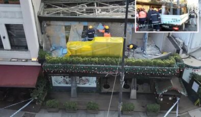 İstanbul’un en eski pastanesi Baylan’ın kaçak bölümleri yıkılıyor