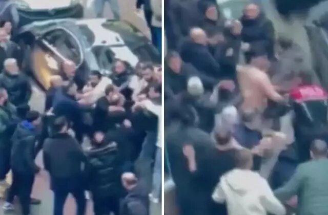 İstanbul’un göbeğinde park yeri için birbirlerine girdiler!