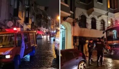 İstanbul’un göbeğinde yangın paniği! Dumanların arasında mahsur kaldılar