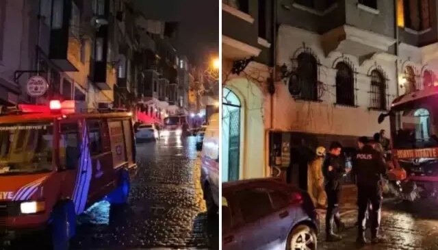 İstanbul’un göbeğinde yangın paniği! Dumanların arasında mahsur kaldılar