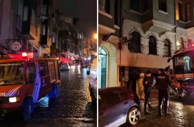 İstanbul’un göbeğinde yangın paniği! Dumanların arasında mahsur kaldılar