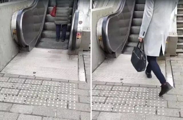 İstanbullular her gün bu sesi çekiyor! Metronun yürüyen merdivenlerinde bir garip arıza