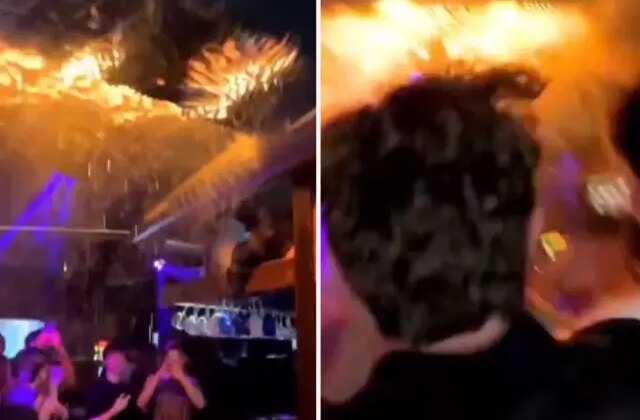 İsviçre’deki bar yangınında facia hızla gelirken, anlamayıp eğlenmeye devam etmişler