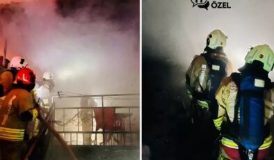 Kahramanmaraş’ta metruk evde yangın