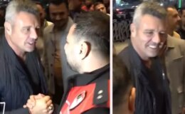 Karşısında polisleri gören Sadettin Saran’dan esprili söylem
