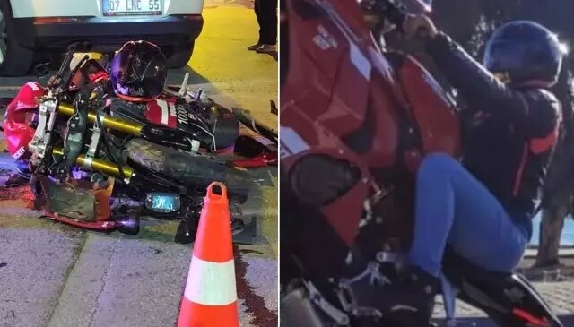 Kaskını kız arkadaşına veren fenomen feci şekilde can verdi