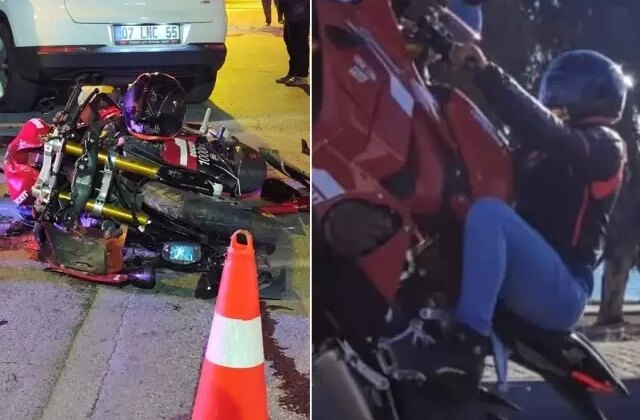 Kaskını kız arkadaşına veren fenomen feci şekilde can verdi