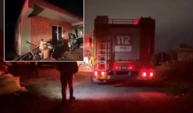 Kaynar suya benzin dökülen evde patlama meydana geldi! Yaralılar var