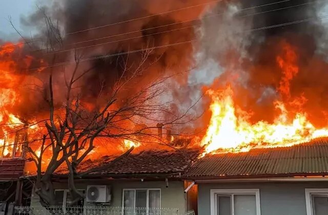 Kediler üşümesin diye yakılan soba faciaya dönüştü: İki ev küle döndü