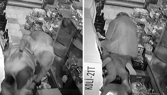 Kendisinden kaçıp markete sığınan küçük kızı önce darbetti, ardından üzerine oturup bıçakladı