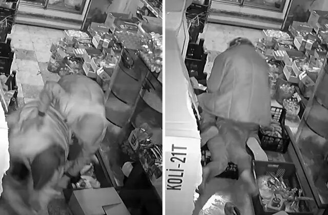 Kendisinden kaçıp markete sığınan küçük kızı önce darbetti, ardından üzerine oturup bıçakladı