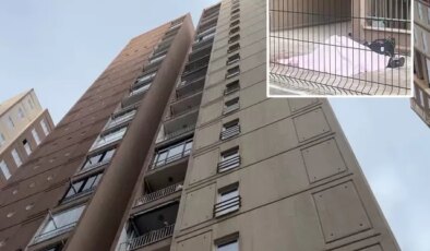 Kiralamak için gittiği 17. kattaki boş dairenin balkonundan atladı