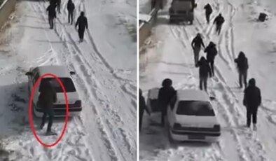 Köpek dövüştürenlerin dronu görüp kaçtığı anlar kamerada