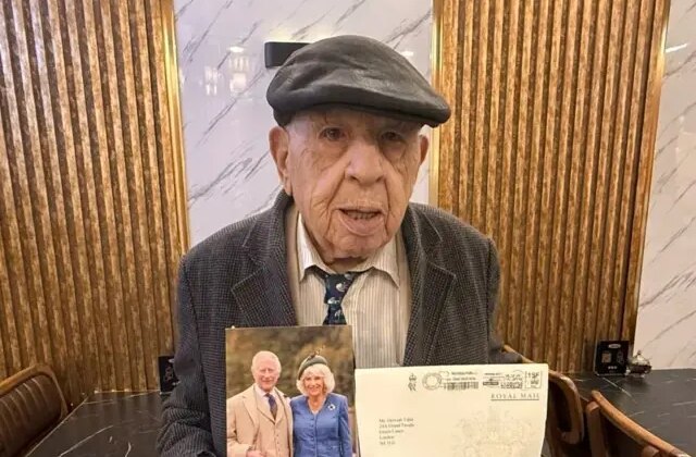 Kral Charles’tan 70 yıldır İngiltere’de yaşayan Kıbrıslı Derviş Tahir’e özel mesaj