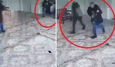 Kur’an kursundaki pompalı tüfekli cinayet anbean kamerada