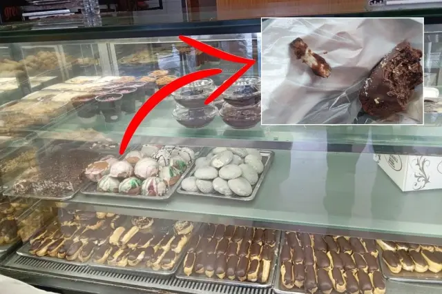 kurabiyeyi isirdigi an soke oldu cikolata 19433998 4607 o