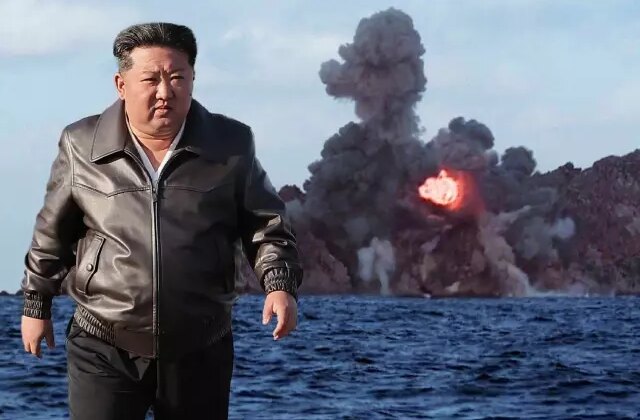 Kuzey Kore büyük kalibreli çoklu roketatar sistemini test etti