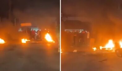 Lübnan’da maaşlarının iyileştirilmesini isteyen emekli askerler, Meclis binasına girmeye çalıştı