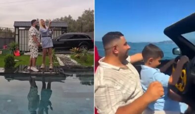 Lüks villadaki aile faciasından geriye bu pozlar kaldı